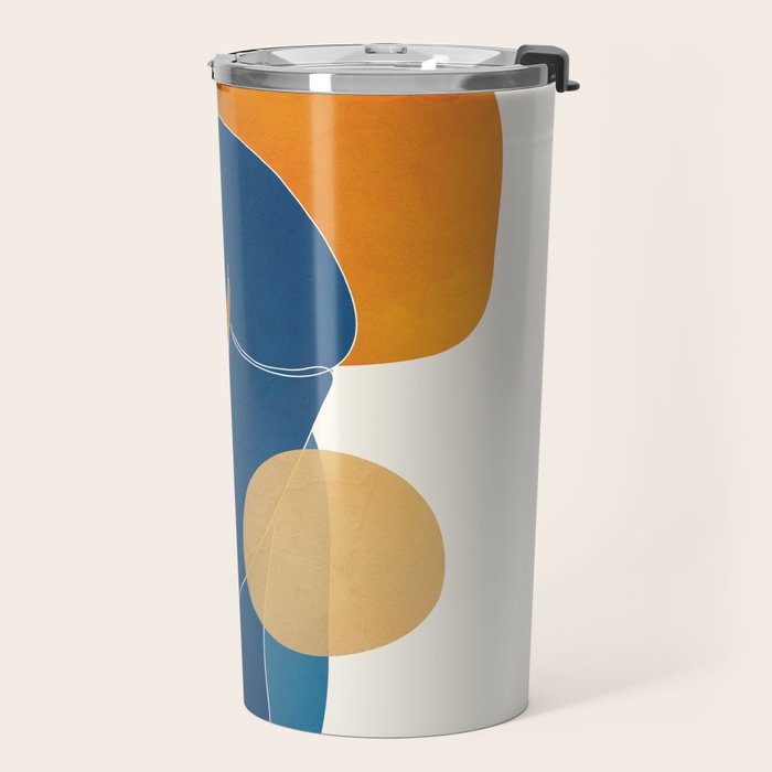 Abstract Mask Design 2 Travel Mug Gallery Image 2