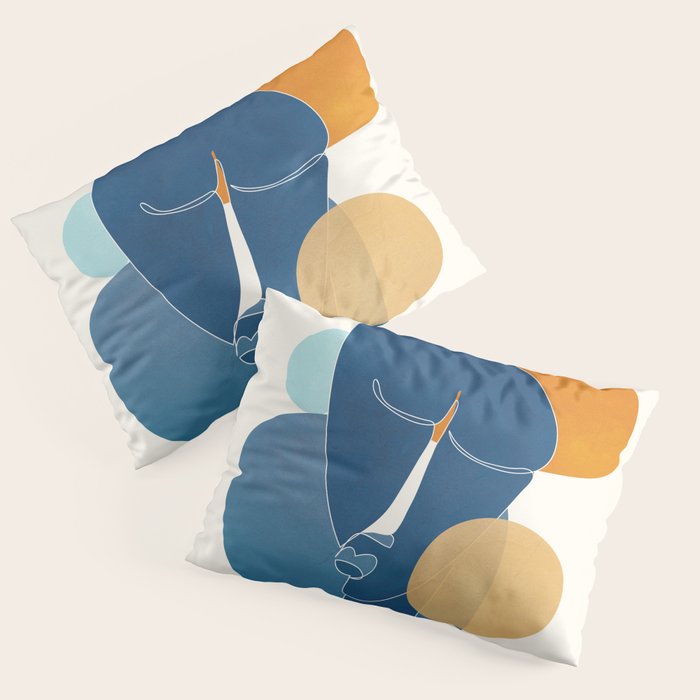 Abstract Mask Design 2 Pillow Sham Gallery Image 3