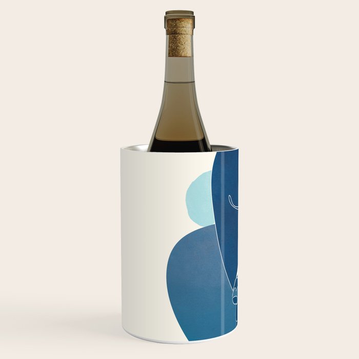 Abstract Mask Design 2 Wine Chiller Gallery Image 2