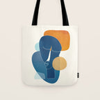 Abstract Mask Design 2 Tote Bag Gallery Image 1