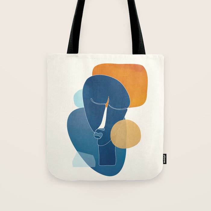 Abstract Mask Design 2 Tote Bag Gallery Image 1