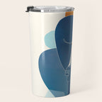 Abstract Mask Design 2 Travel Mug Gallery Image 3