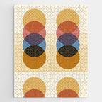 Abstraction_SUNRISE_SUNSET_CIRCLE_RISING_COLORFUL_POP_ART_0425A Jigsaw Puzzle Gallery Image 1
