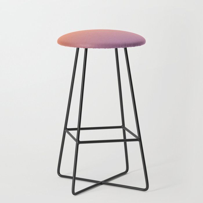 OMBRE ORANGE PURPLE PASTEL COLOR Stool Gallery Image 1