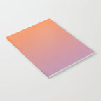 OMBRE ORANGE PURPLE PASTEL COLOR Notebook Gallery Image 2