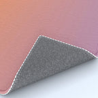 OMBRE ORANGE PURPLE PASTEL COLOR Rug Gallery Image 4