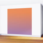 OMBRE ORANGE PURPLE PASTEL COLOR Wall Mural Gallery Image 2