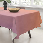 OMBRE ORANGE PURPLE PASTEL COLOR Tablecloth Gallery Image 3