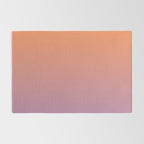 OMBRE ORANGE PURPLE PASTEL COLOR Rug Gallery Image 2
