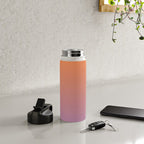 OMBRE ORANGE PURPLE PASTEL COLOR Water Bottle Gallery Image 4