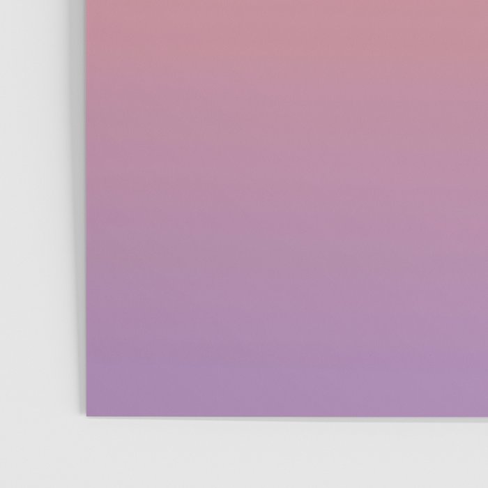 OMBRE ORANGE PURPLE PASTEL COLOR Poster Gallery Image 3