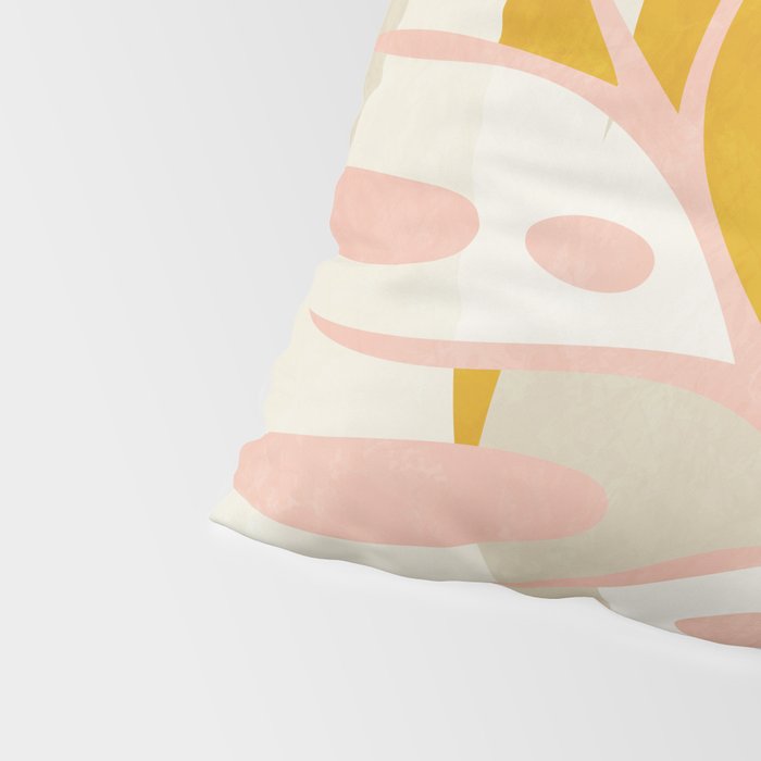 shapes leave minimal abstract art Pillow Sham Gallery Image 4