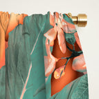 Aloha Orange Sherbet Window Curtain Gallery Image 2