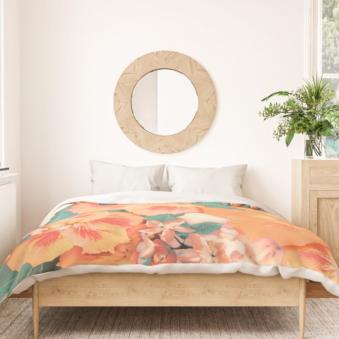Aloha Orange Sherbet Duvet Cover Gallery Image 3