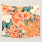 Aloha Orange Sherbet Wall Tapestry Gallery Image 4