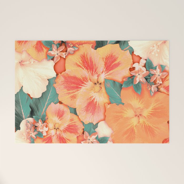Aloha Orange Sherbet Welcome Mat Gallery Image 1