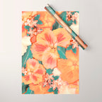 Aloha Orange Sherbet Wrapping Paper Gallery Image 1