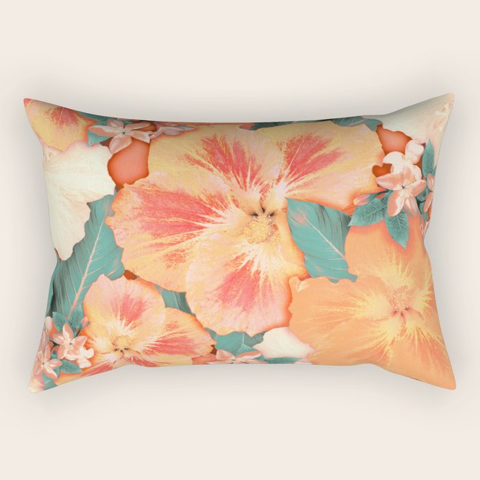 Aloha Orange Sherbet Rectangular Pillow Gallery Image 1