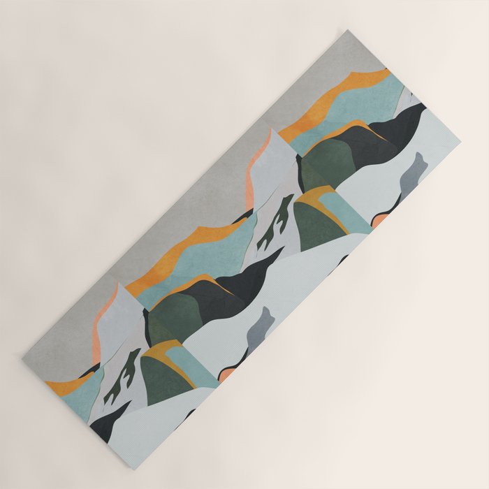mountains Yoga Mat Gallery Image 1