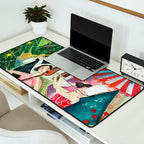 Festive holiday music concert in the forest Desk Mat Gallery Image 2