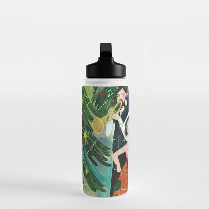 Festive holiday music concert in the forest Water Bottle Gallery Image 3