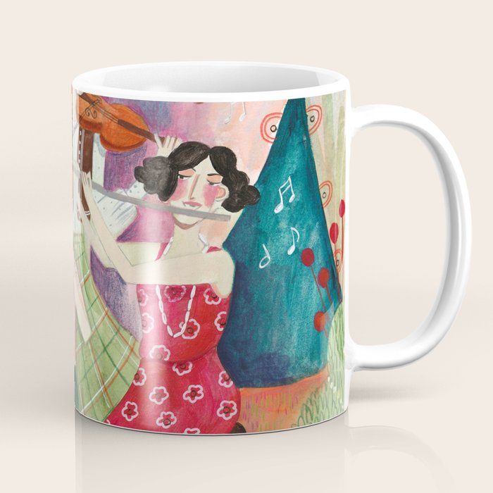 Festive holiday music concert in the forest Coffee Mug Gallery Image 1