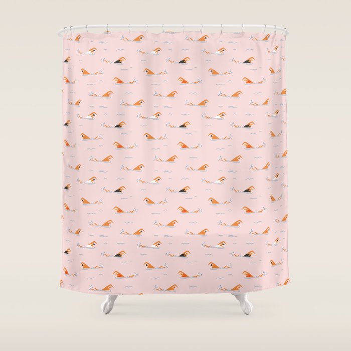 Swimming pool Shower Curtain Gallery Image 1