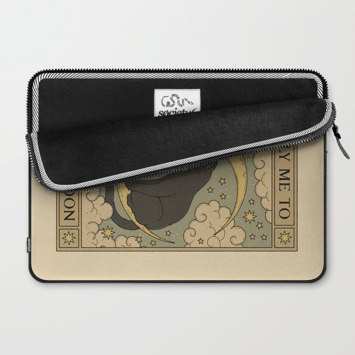 Fly Me to The Moon Laptop Sleeve Gallery Image 2