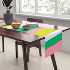 Retro Ribbon Stripes Table Runner Gallery Image 2