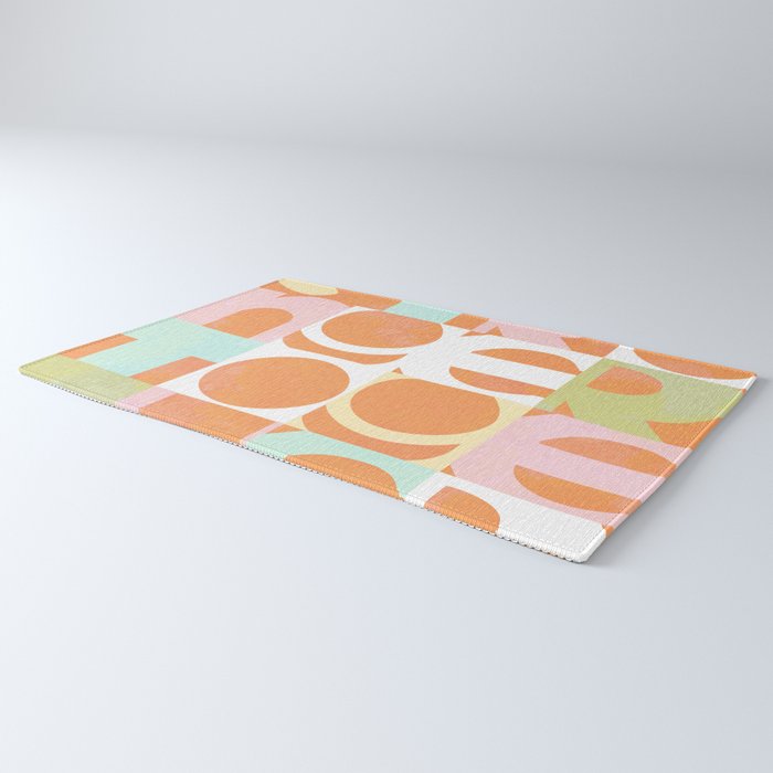 Stronger Together #peachy  Rug Gallery Image 3