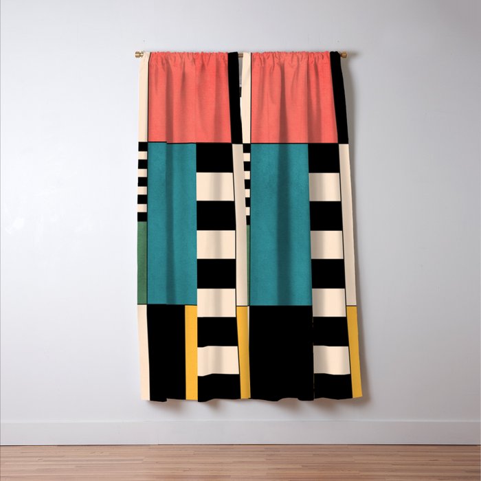 Geometric Abstraction 100 Window Curtain Gallery Image 3