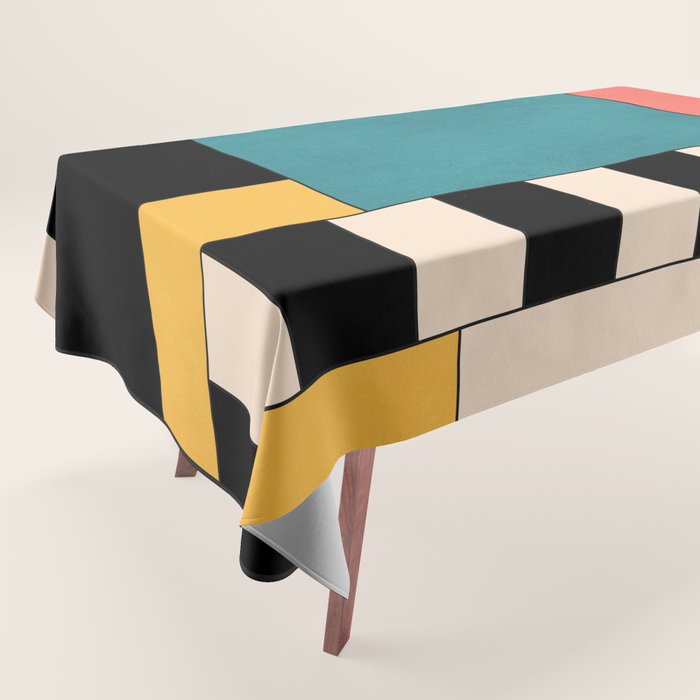 Geometric Abstraction 100 Tablecloth Gallery Image 1
