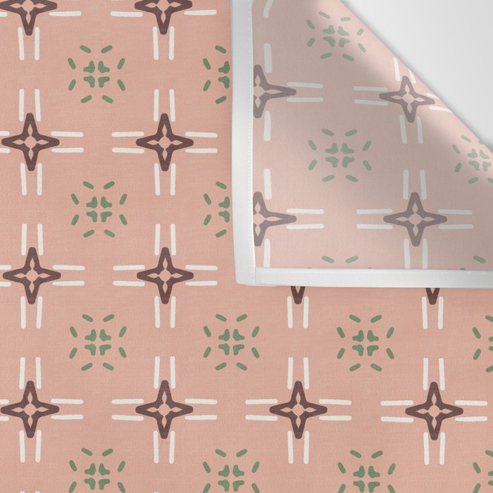 Crossroads Geometric Peach Multi Wall Tapestry Gallery Image 3
