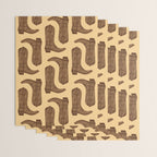 Brown Cowgirl Boot Wrapping Paper Gallery Image 3