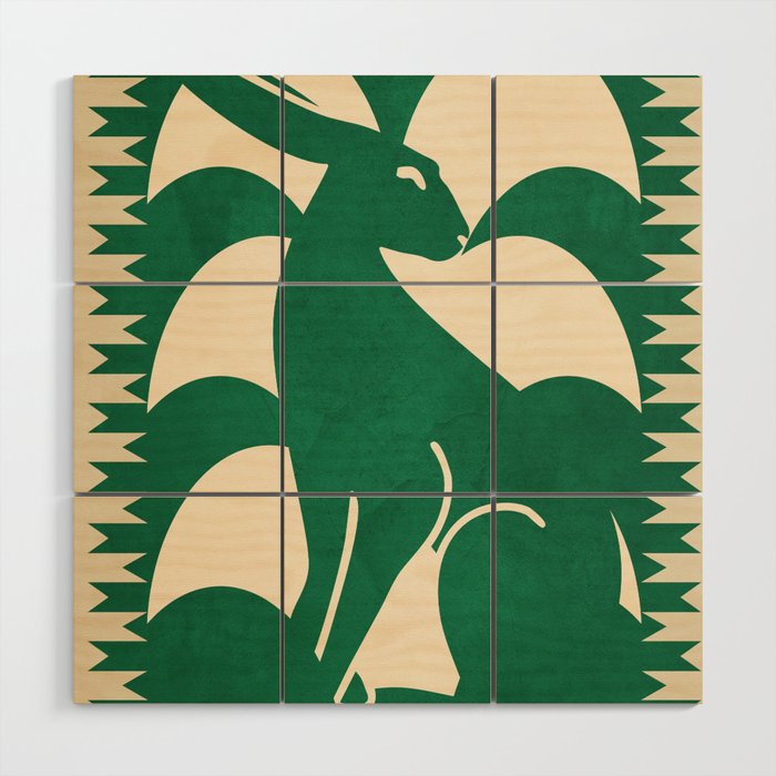 Minimalist Rabbit 2 Wood Wall Art Gallery Image 1