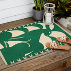 Minimalist Rabbit 2 Outdoor Rug Gallery Image 2