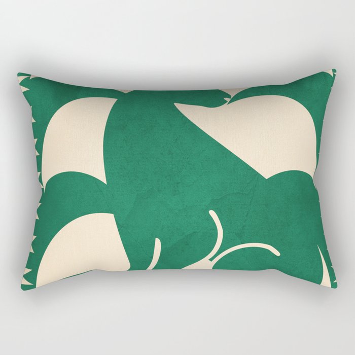 Minimalist Rabbit 2 Rectangular Pillow Gallery Image 2