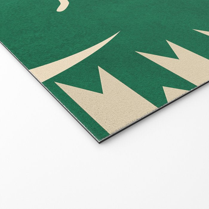 Minimalist Rabbit 2 Welcome Mat Gallery Image 2