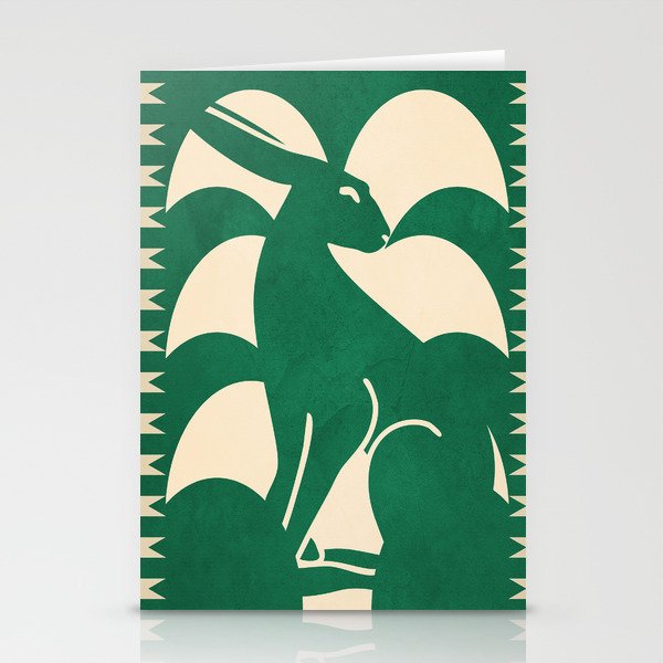 Minimalist Rabbit 2 Stationery Card Gallery Image 2