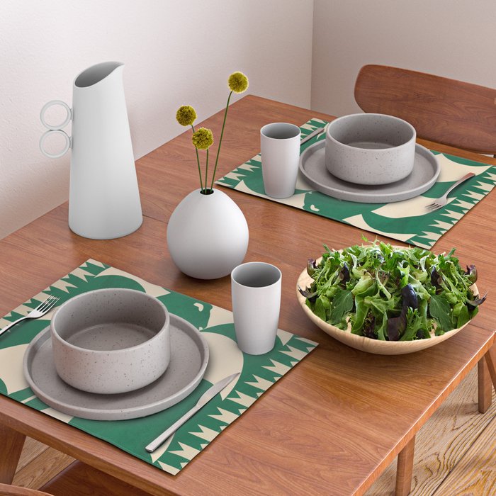 Minimalist Rabbit 2 Placemat Gallery Image 2