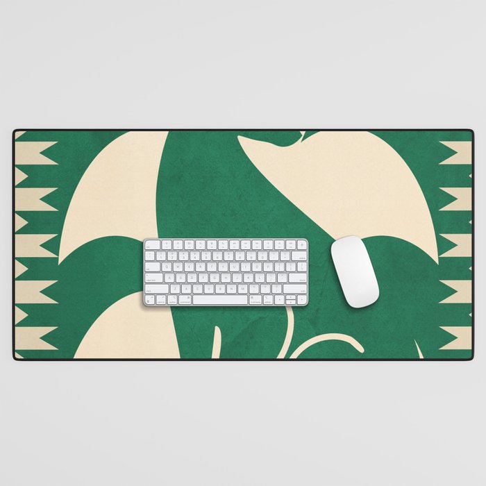 Minimalist Rabbit 2 Desk Mat Gallery Image 1