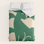 Minimalist Rabbit 2 Comforter Gallery Image 6