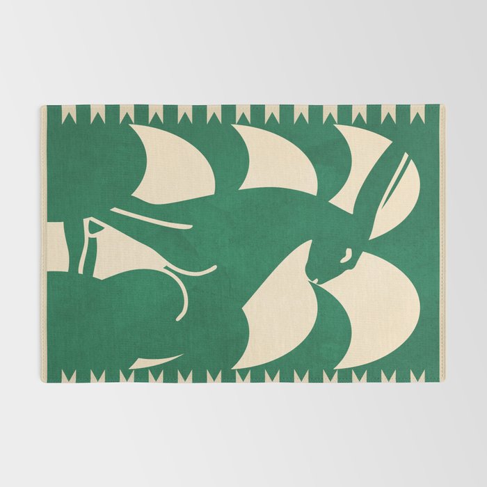 Minimalist Rabbit 2 Rug Gallery Image 2