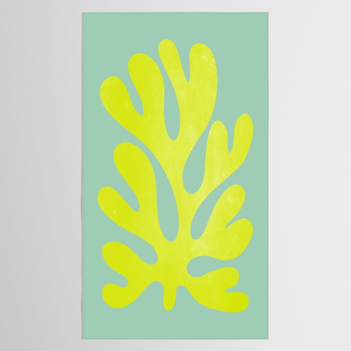 Lime & Sea Green: Matisse Paper Cutouts 06 Tablecloth Gallery Image 2