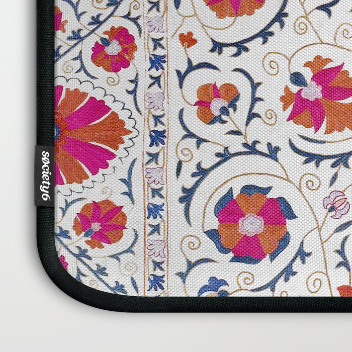 Kermina Suzani Uzbekistan Embroidery Print Laptop Sleeve Gallery Image 3