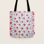 Kermina Suzani Uzbekistan Embroidery Print Tote Bag Gallery Image 1