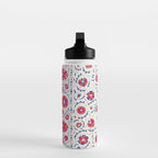Kermina Suzani Uzbekistan Embroidery Print Water Bottle Gallery Image 3