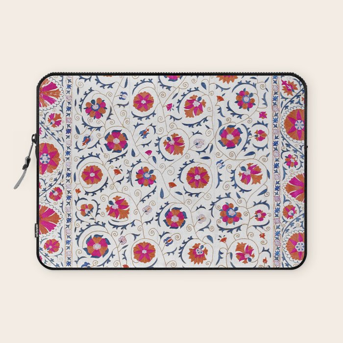 Kermina Suzani Uzbekistan Embroidery Print Laptop Sleeve Gallery Image 1