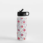 Kermina Suzani Uzbekistan Embroidery Print Water Bottle Gallery Image 1
