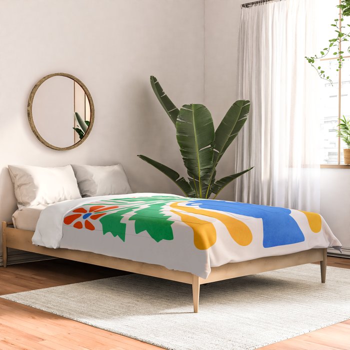 FOLIAGE 001: Hibiscus | Flower Market Comforter Gallery Image 2